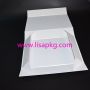 White magnetic foldable box with logo
