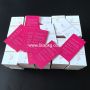 Custom 600g printed paper hang tag for hair or wig 