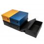 Custom label Hard packaging shoe box with hole