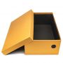 Custom label Hard packaging shoe box with hole