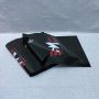 Custom matt Black shipping mailing bag polymailer for clothing shoes handbags shirts hats wighair