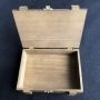 Custom handmade laquer vintage antique wooden box for wine