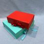 Green folding wigs boxes or hair boxes