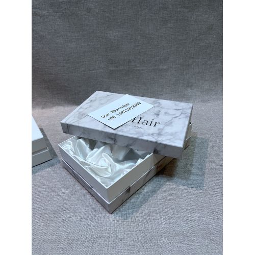 Custom Medium marble gift box for wigs