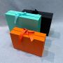 Green folding wigs boxes or hair boxes