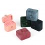 Custom mini small gift velvet ring box for wedding