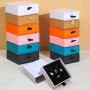 Custom small pink packaging box for jewelry