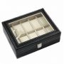 Custom Wooden watch box With window 6 Slot 8Slot luxury Watch Box Transparent top Display box