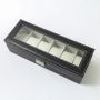 Custom Wooden watch box With window 6 Slot 8Slot luxury Watch Box Transparent top Display box