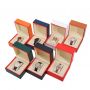 High End Leather Watch Box Luxury Square Couple Watch Case Elegant Custom Logo Jewelry Gift Packaging