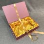 Free Sample wig box packaging hair box with satin lining for hair 