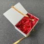 Free Sample wig box packaging hair box with satin lining for hair 