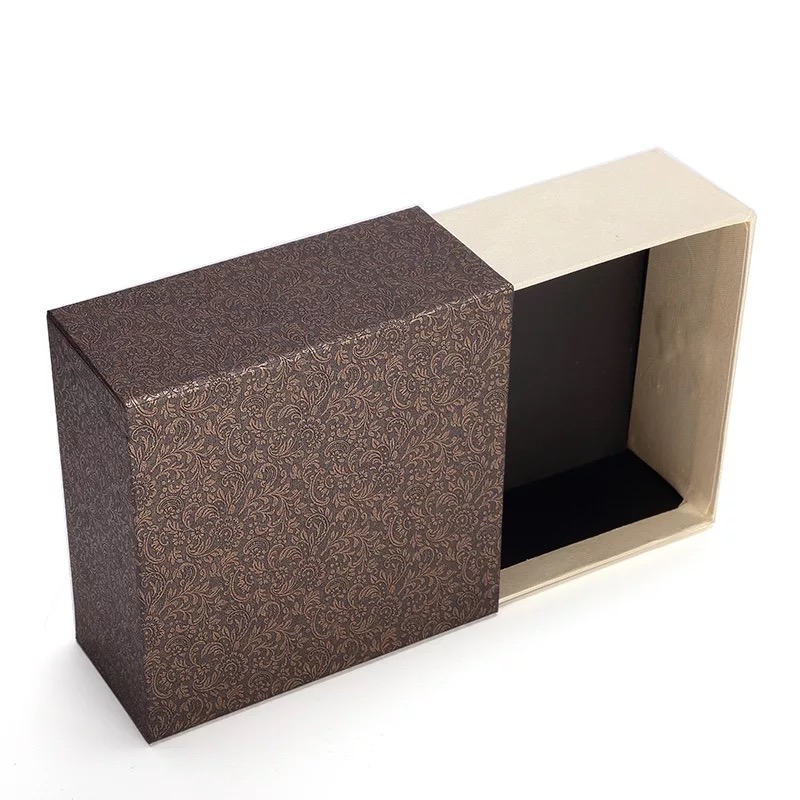 custom printed cardboard gift boxes packaging with drawers for