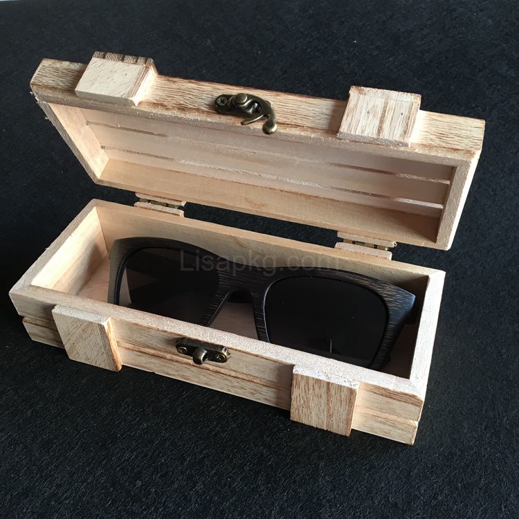 Custom fashion Fire roast Solid wooden box with lock