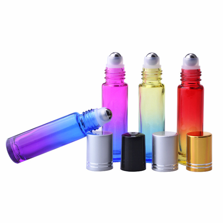 Custom colorful 10ml 15ml 20ml perfume roll bottle