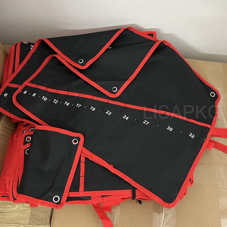 Custom red strong waterptoof industrial tool bags for electricians