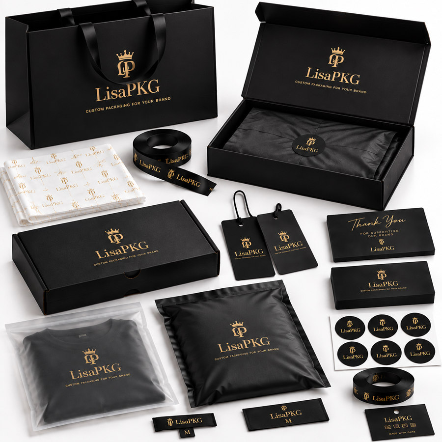 Custom Clothing Packaging box bags With Logo | Luxury Apparel Boxes, Bags & Branding Accessories