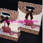 Leopard color paper gift bags