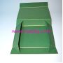 Green folding box with magnet closure