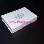 White folding paper box with magnets closure