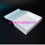 White folding paper box with magnets closure