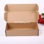 Custom black shipping corrugated packaging box 