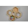 Custom hexagon Cheap Wholesale Wooden Jewelry gift Boxes