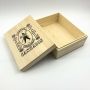 Custom Unfinished Storage Wholesale Gift Pine Wooden Box With Lid