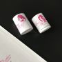 Custom Own Logo Private Printing Hair Bundle Wraps Adhesive Package Labels