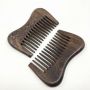 Custom Handmade Mens Double Sided Sandalwood Wooden Beard Hair Comb