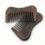 Custom Handmade Mens Double Sided Sandalwood Wooden Beard Hair Comb