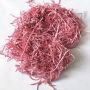Pink crinkle cut shredded paper for christmas