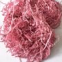Pink crinkle cut shredded paper for christmas