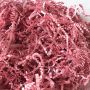 Pink crinkle cut shredded paper for christmas