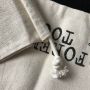 Personalized natural color recycled cotton drawstring bag for Wine 