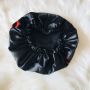Satin bonnet sleep cap with logo silk hair bonnet custom