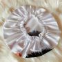 Satin bonnet sleep cap with logo silk hair bonnet custom