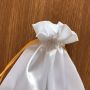 Hot Sale Custom Luxury Silk Satin Drawstring Jewelry Pouch with Tassel