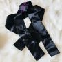 custom private logo satin wrap scarf for women