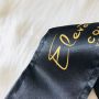 custom private logo satin wrap scarf for women
