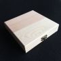 China made Custom cheap pine wooden CD packaging box with lock