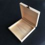 China made Custom cheap pine wooden CD packaging box with lock