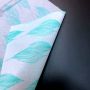 Custom 17g white Tissue paper with blue logo for clothes
