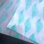 Custom 17g white Tissue paper with blue logo for clothes