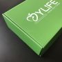 Custom Green printed corrugated cardboard moving packaging gift mailer shipping box