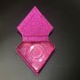  Private Label Wholesale Glitter holographic Eyelash Packaging Custom Mink Eyelash Box