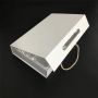 Custom pearl paper packaging box with handle for makup bottles 