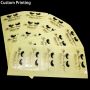 Custom Printing clear pvc foil logo Sticker Label for eyelash box