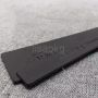 Custom spot UV logo black thick paper tags 