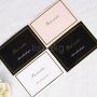 Custom design Gold foil frame single thank you card for business